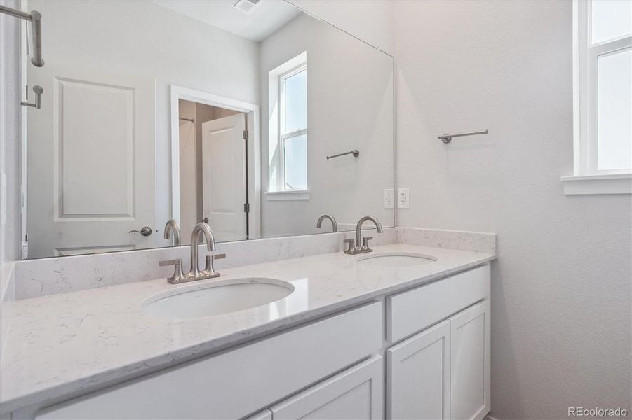 Furnished interior view inside a new home in Paired Homes at Alder Creek, Parker (Image 8).