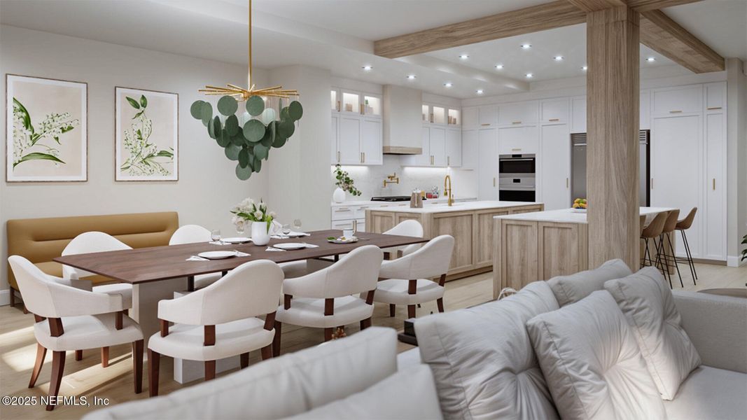 Furnished interior view inside a new home in , Fernandina Beach (Image 8). Furnished interior view inside a new home in , Fernandina Beach (Image 8).