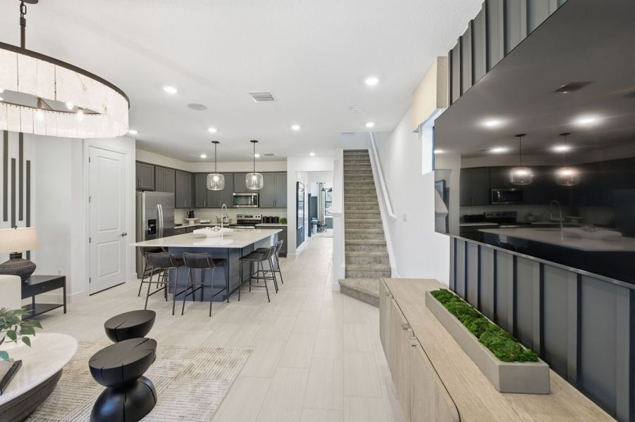 Furnished interior view inside a new home in Everton, Lantana (Image 15). Furnished interior view inside a new home in Everton, Lantana (Image 15).