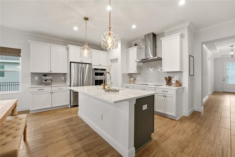 Furnished interior view inside a new home in , Parrish (Image 10).