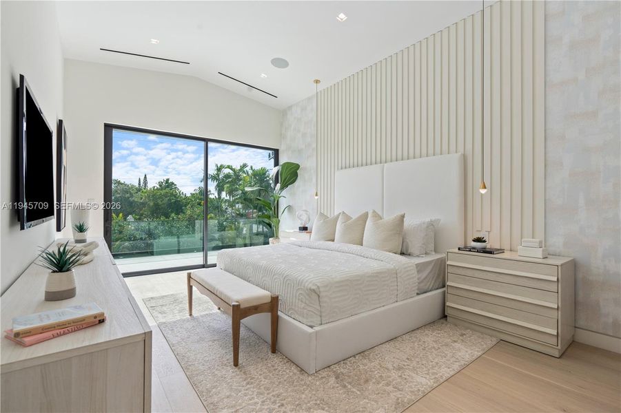 Furnished interior view inside a new home in , Miami Beach (Image 26).