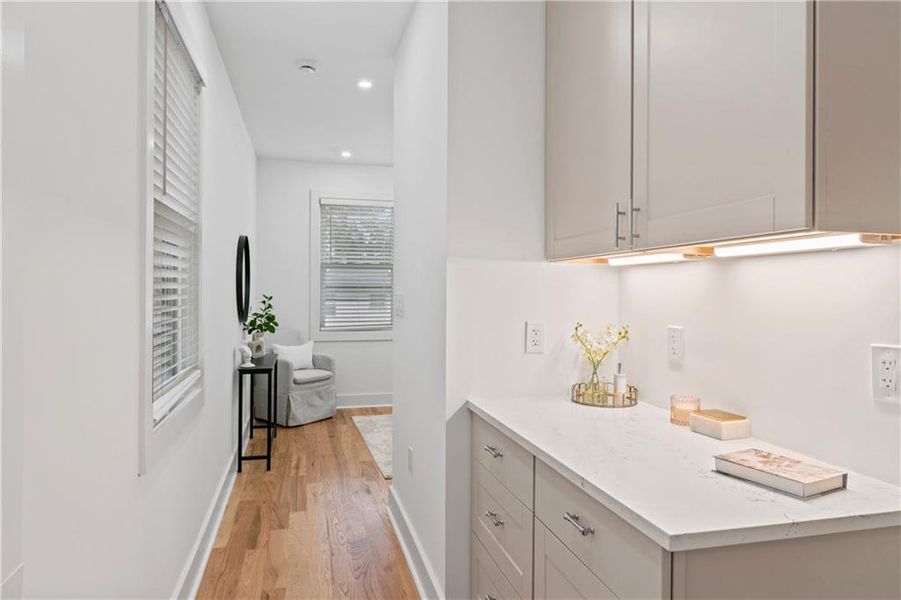 Furnished interior view inside a new home in , Atlanta (Image 15). Furnished interior view inside a new home in , Atlanta (Image 15).