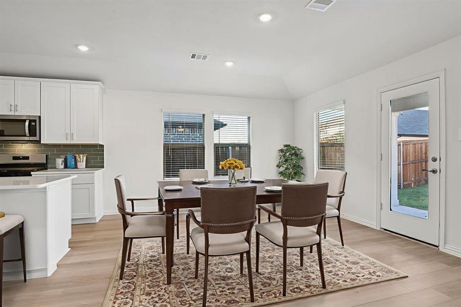 Photo is not of the actual home, but is an inspirational photo of builder’s model home and may depict options, furnishings, and/or decorator features that are not included.