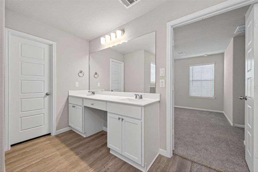 Furnished interior view inside a new home in Woodland Lakes, Houston (Image 11).
