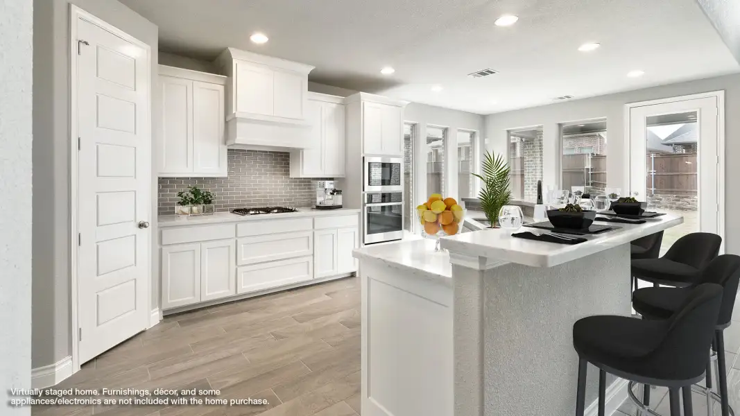 Furnished interior view inside a new home in Parmer Ranch, Georgetown (Image 3).