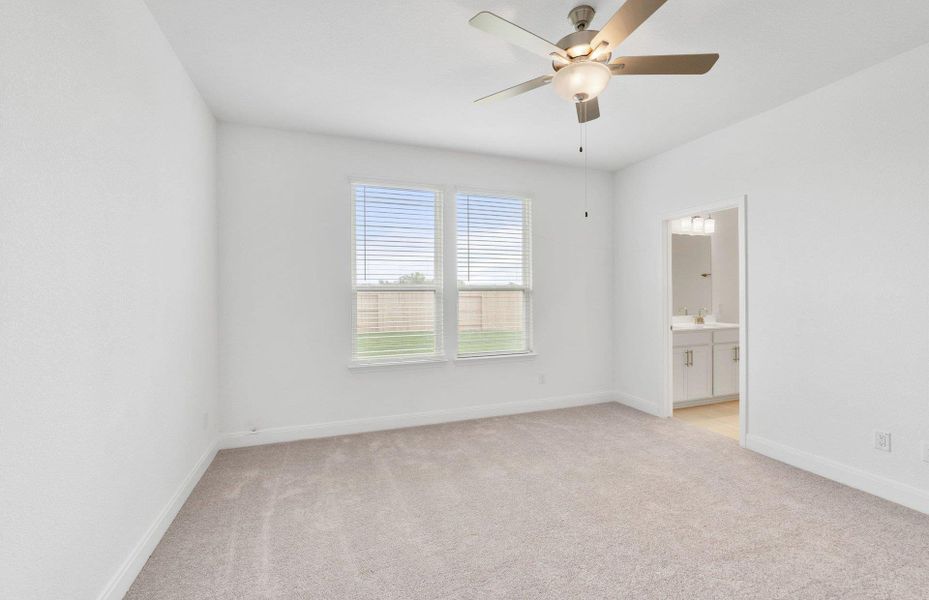 Spacious, unfurnished interior of a new home in Patterson Ranch, Georgetown (Image 33). Spacious, unfurnished interior of a new home in Patterson Ranch, Georgetown (Image 33).