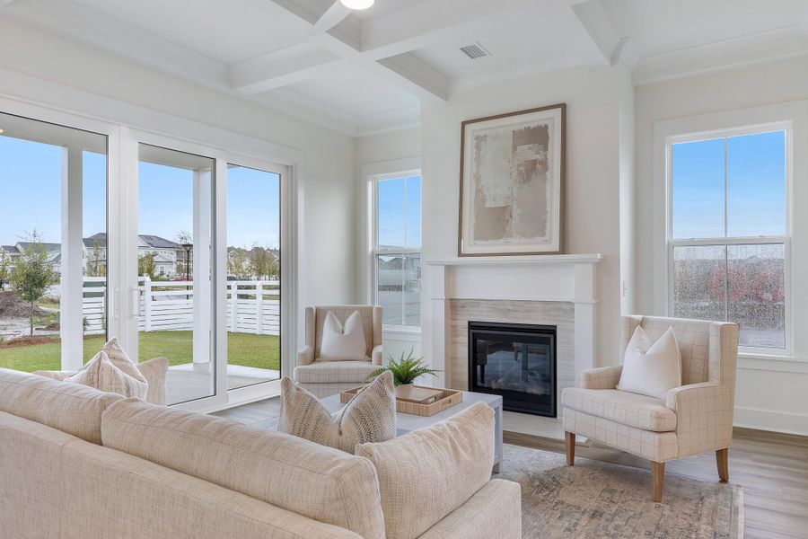 Furnished interior view inside a new home in Nexton - Midtown, Summerville (Image 12). Furnished interior view inside a new home in Nexton - Midtown, Summerville (Image 12).
