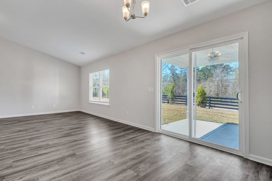 Spacious, unfurnished interior of a new home in Heritage at New Riverside, Bluffton (Image 14).