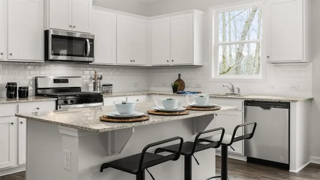 Furnished interior view inside a new home in Lost Creek, Dallas (Image 4).