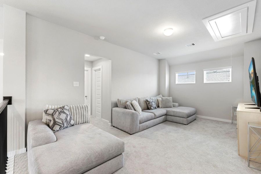 Furnished interior view inside a new home in Edgewood Village, Houston (Image 15). Furnished interior view inside a new home in Edgewood Village, Houston (Image 15).