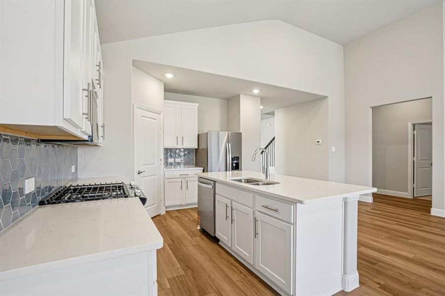 Photo is not of the actual home, but is an inspirational photo of builder’s model home and may depict options, furnishings, and/or decorator features that are not included.