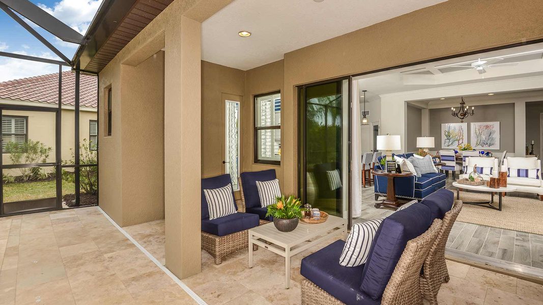 Representative exterior details of a home built from the Endless Summer 4 by Neal Communities in Boca Royale Golf & Country Club at Wellen Park, Englewood (Image 4).