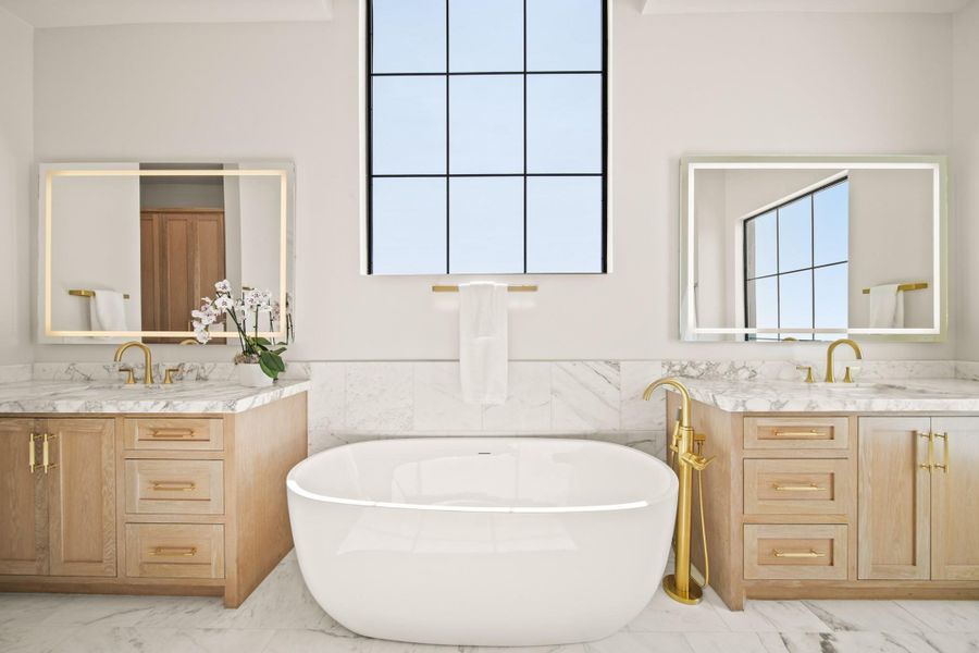 Furnished interior view inside a new home in Monet Estates, Sugar Land (Image 13).