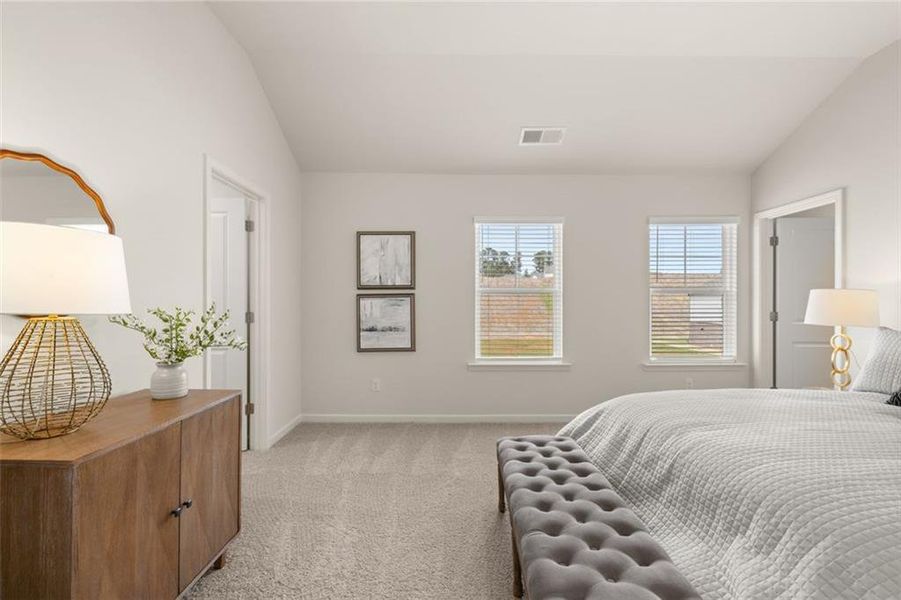 Furnished interior view inside a new home in Hillbrooke Preserve, Conyers (Image 11).