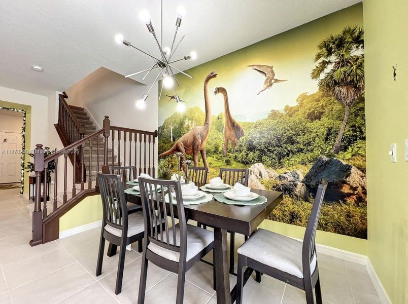 Furnished interior view inside a new home in , Davenport (Image 36).