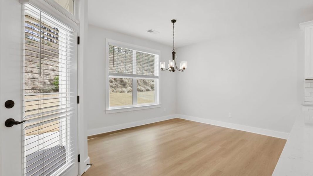 Representative unfurnished interior of a home built from the Bakersfield by D.R. Horton in Edgewood Estates, Greenville (Image 23).