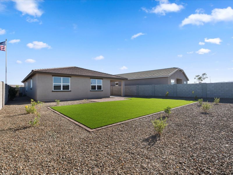 Backyard of Arlo Floorplan at Abel Ranch