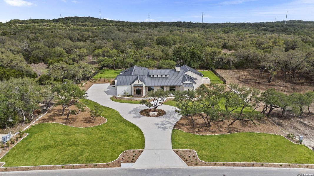 Front exterior of a new home in , Boerne, TX, highlighting curb appeal (Image 1). Front exterior of a new home in , Boerne, TX, highlighting curb appeal (Image 1).