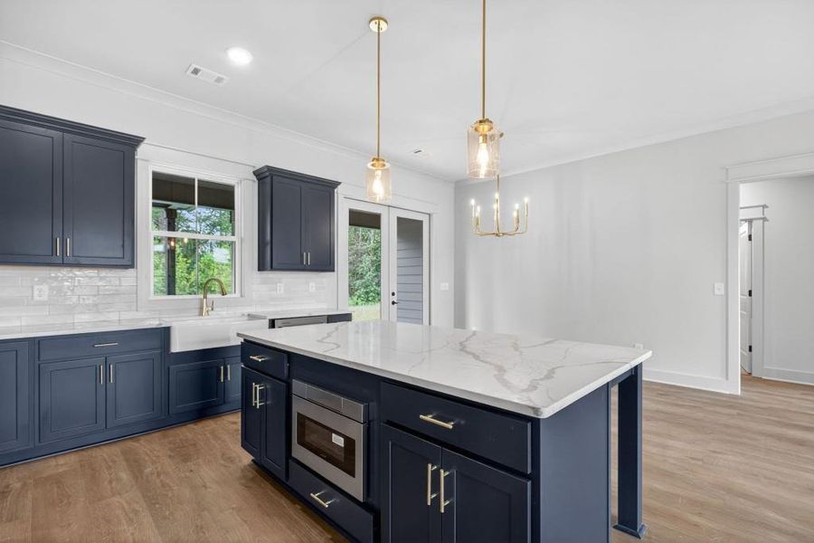 Furnished interior view inside a new home in , Dallas (Image 8). Furnished interior view inside a new home in , Dallas (Image 8).