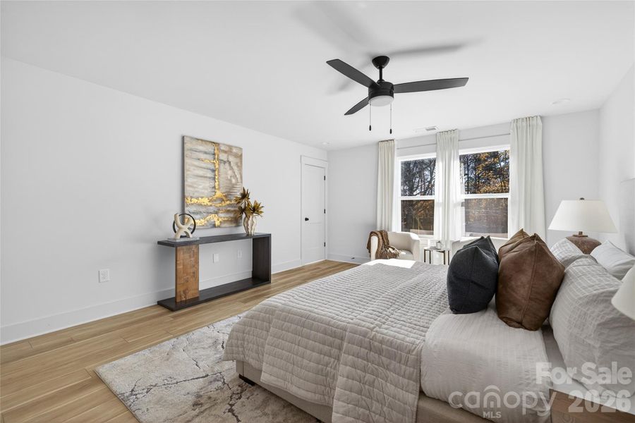 Furnished interior view inside a new home in , Charlotte (Image 16).