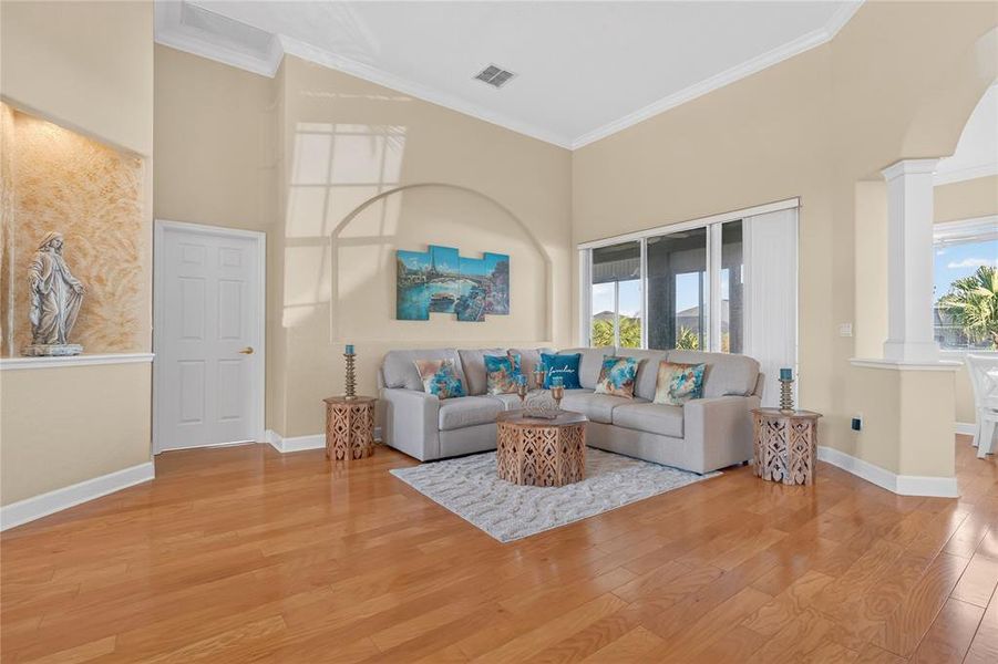 Furnished interior view inside a new home in , Lakeland (Image 13). Furnished interior view inside a new home in , Lakeland (Image 13).