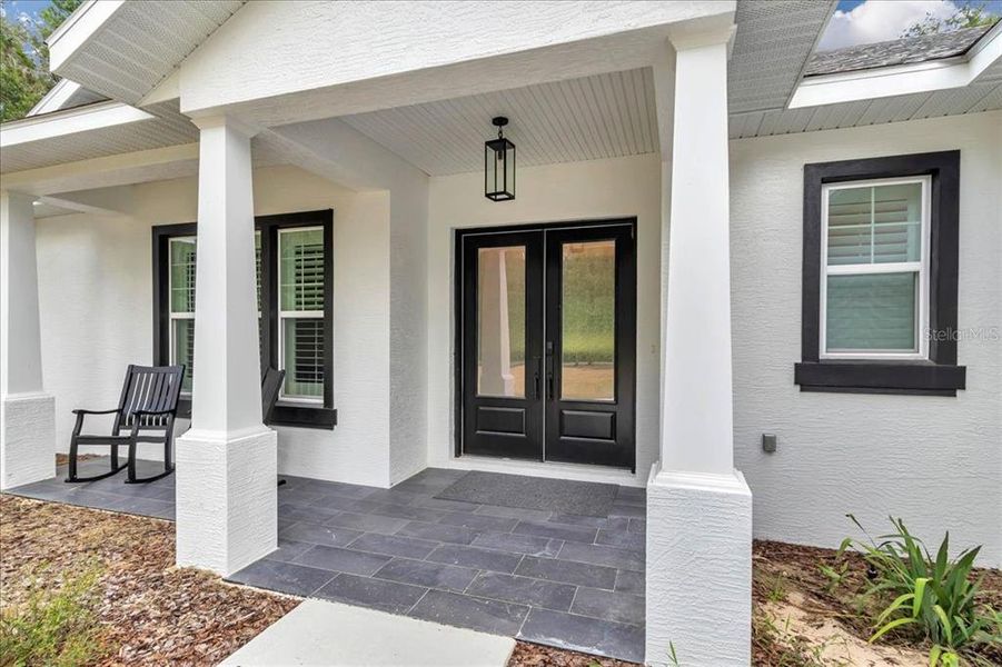 Front exterior of a new home in , Williston, FL, highlighting curb appeal (Image 22).