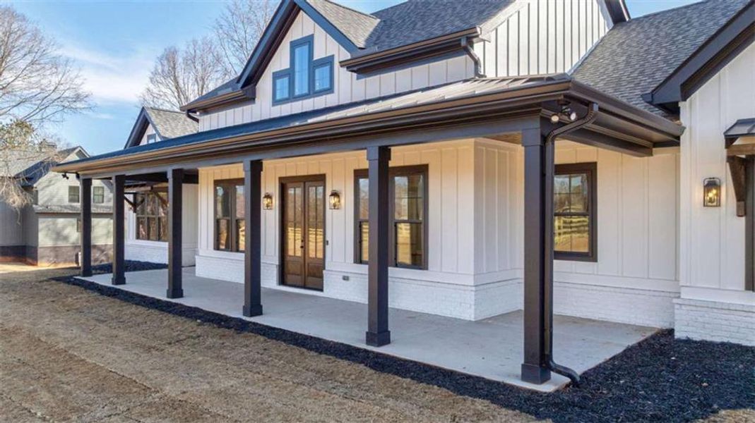 Exterior details and patio area of a home in , Monroe (Image 3).