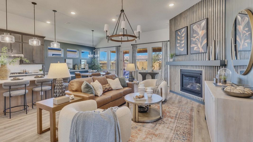 Furnished interior view inside a new home in Briarwood, Elgin (Image 4).