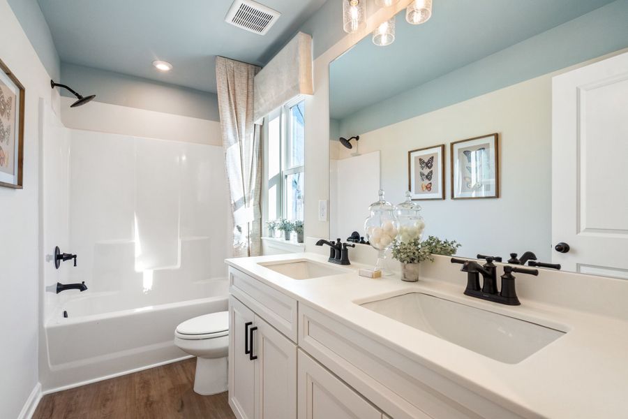 Representative furnished interior of a home built from the The Marion A by Davidson Homes LLC in The Village at Shallowford, Kennesaw (Image 27). Representative furnished interior of a home built from the The Marion A by Davidson Homes LLC in The Village at Shallowford, Kennesaw (Image 27).