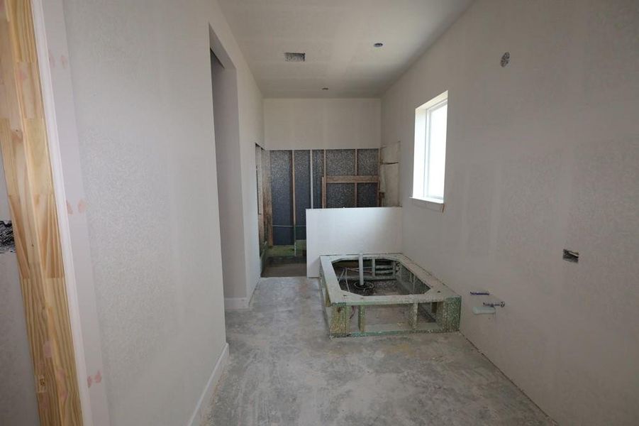 In-progress construction of a new home in Brookewater 55’ Homesites, Rosenberg, TX (Image 5).