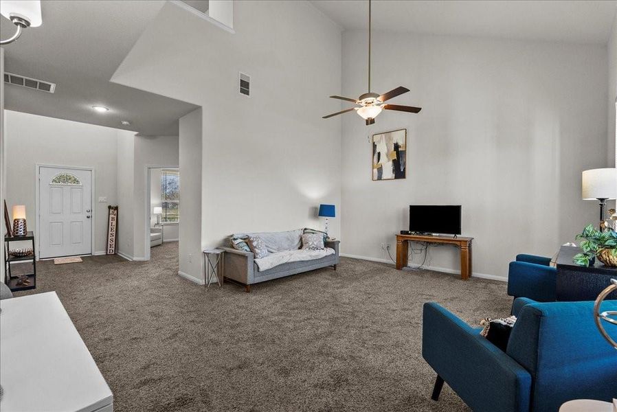 Furnished interior view inside a new home in Mecom Way, Hitchcock (Image 10). Furnished interior view inside a new home in Mecom Way, Hitchcock (Image 10).