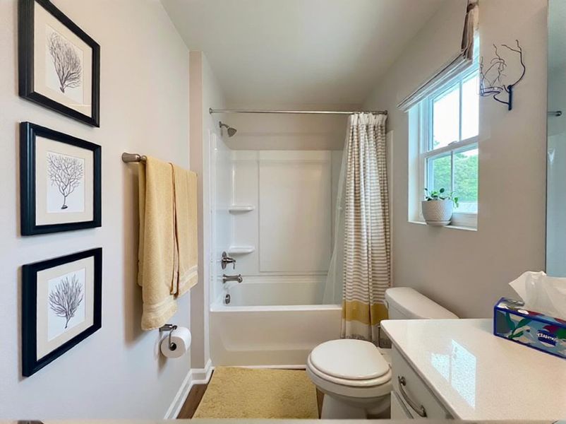 Furnished interior view inside a new home in , Okatie (Image 26).