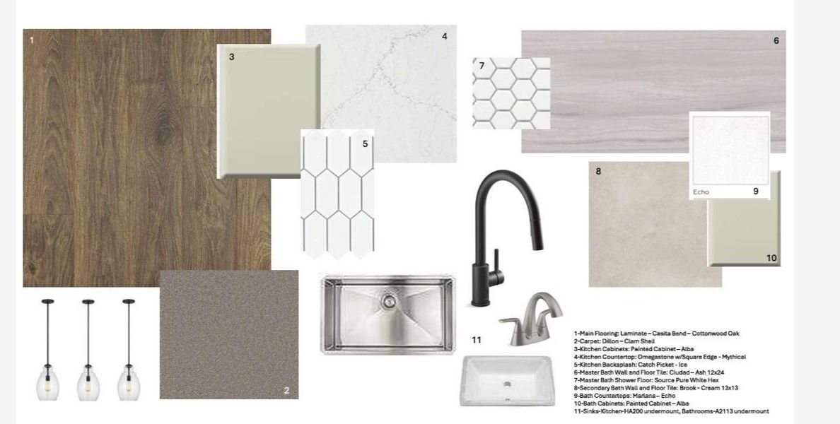 Sample of building materials used in homes in The Highlands, Porter (Image 4).