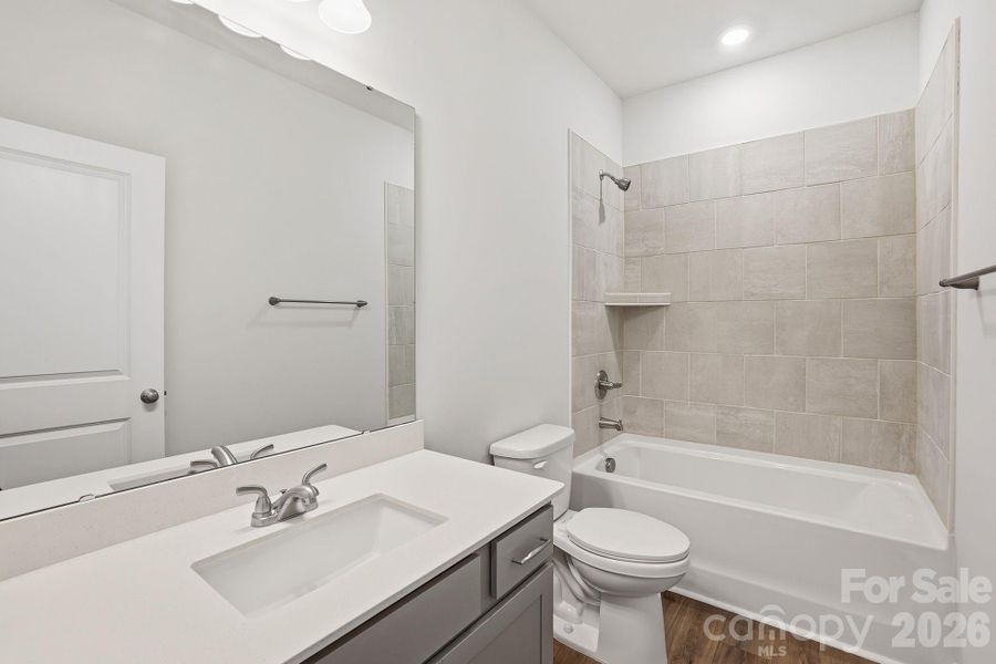 Furnished interior view inside a new home in Sloan Station, Charlotte (Image 18).