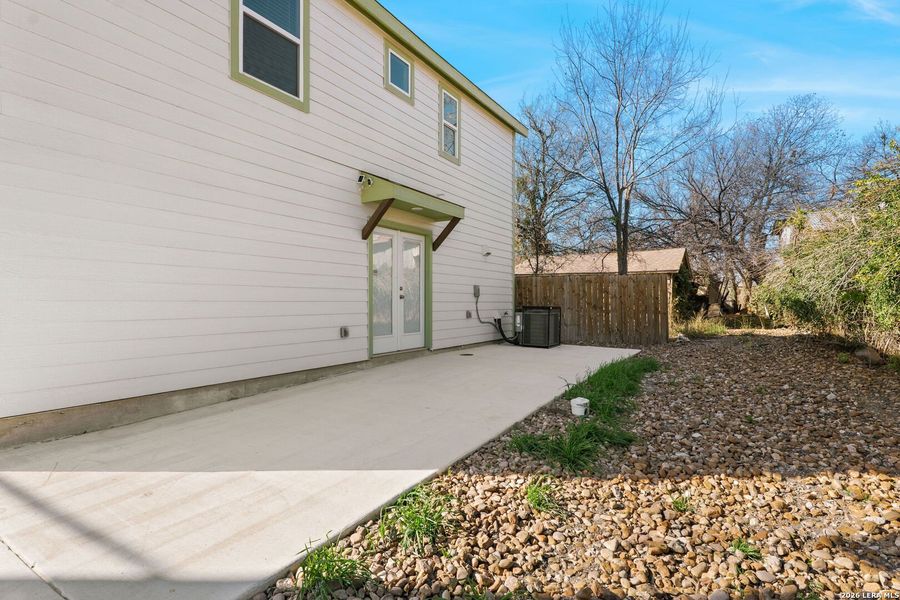 Exterior details and patio area of a home in , San Antonio (Image 3).