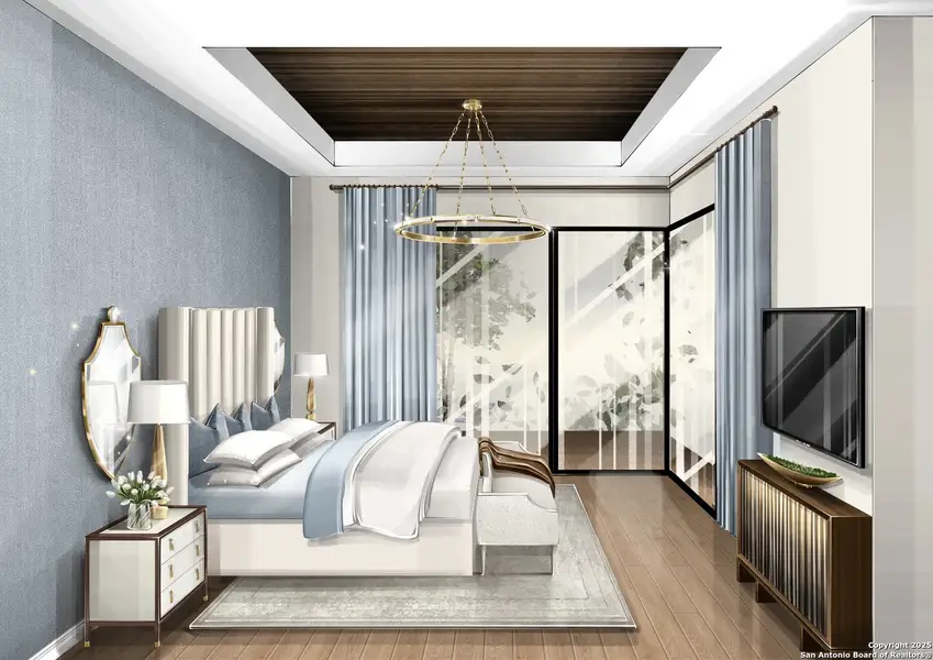 Furnished interior view inside a new home in , San Antonio (Image 7). Furnished interior view inside a new home in , San Antonio (Image 7).