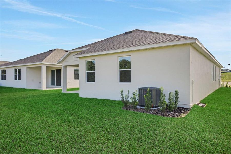 Exterior details and patio area of a home in Reserve at Hammock Oaks, Lady Lake (Image 20). Exterior details and patio area of a home in Reserve at Hammock Oaks, Lady Lake (Image 20).