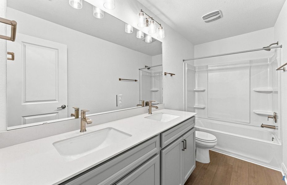 Furnished interior view inside a new home in Saddleback at Santa Rita Ranch, Liberty Hill (Image 11).