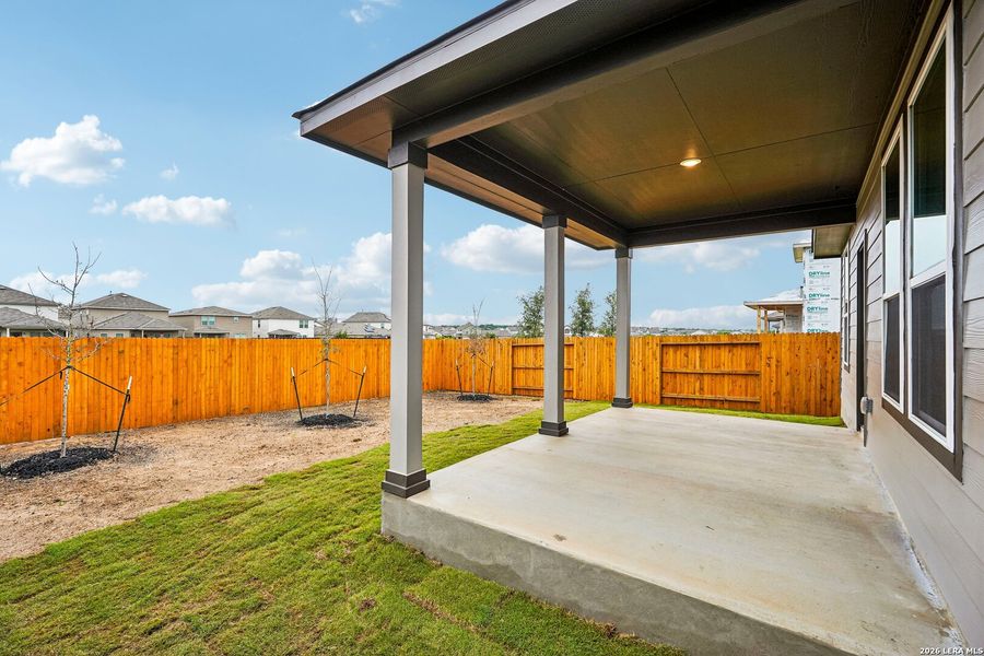 Exterior details and patio area of a home in Willow Point, San Antonio (Image 4). Exterior details and patio area of a home in Willow Point, San Antonio (Image 4).