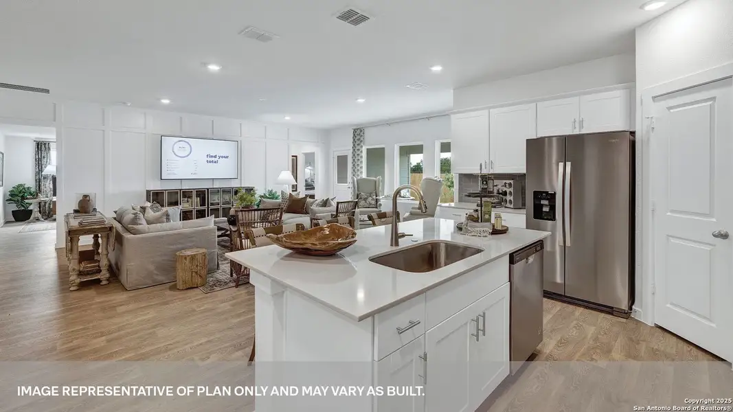 Furnished interior view inside a new home in Sonoma Oaks, Fredericksburg (Image 15). Furnished interior view inside a new home in Sonoma Oaks, Fredericksburg (Image 15).