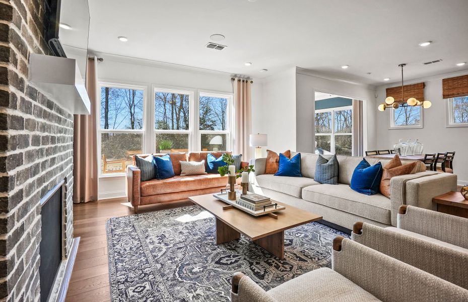 Furnished interior view inside a new home in Kinsdale, Lancaster (Image 23).