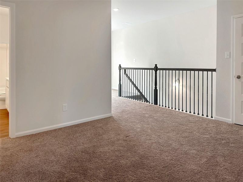 The Caldwell- Upstairs Loft/Game Room. Home is under construction. Sample image for illustration; upgrades, options, and colors may vary.