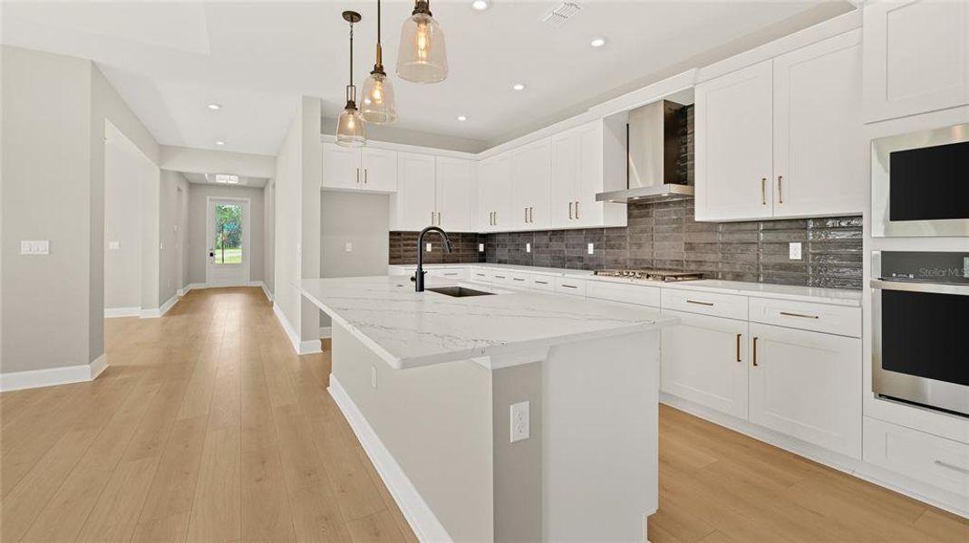 Kitchen into Foyer