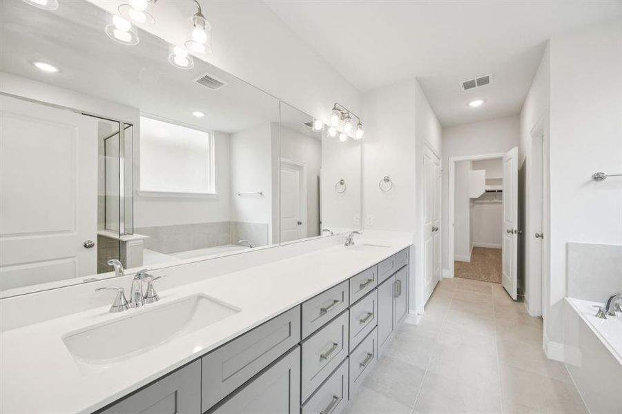 Furnished interior view inside a new home in Bellagio, Forney (Image 13). Furnished interior view inside a new home in Bellagio, Forney (Image 13).