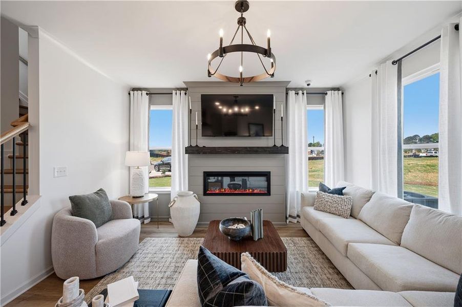 Furnished interior view inside a new home in Avery Landing, McDonough (Image 14).
