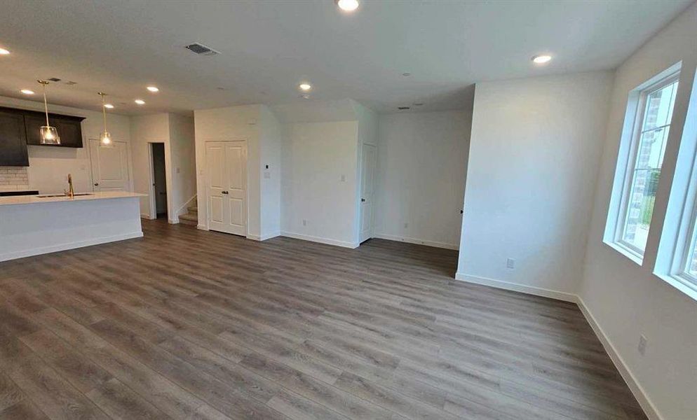 Open Kitchen-Living-Dining Room Construction Progress