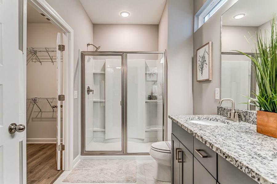 Representative furnished interior of a home built from the Crawford by Parkside Builders in The Woods, Gallatin (Image 18).