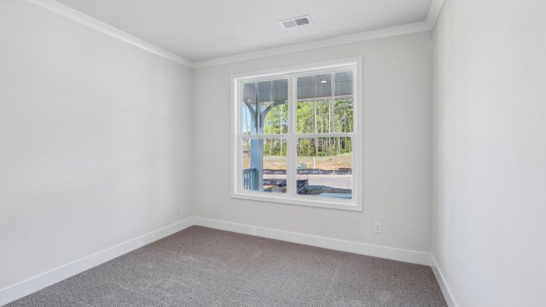 Representative unfurnished interior of a home built from the Willow by D.R. Horton in Westport, York (Image 28).