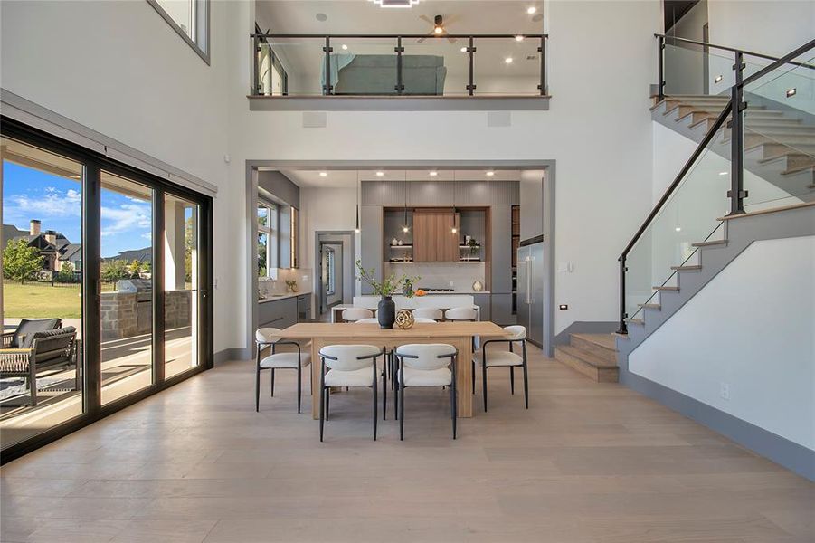 Furnished interior view inside a new home in , Heath (Image 26).