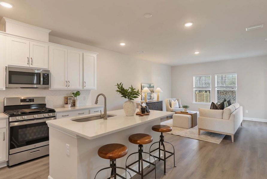 Furnished interior view inside a new home in Hammock Walk at Nexton, Summerville (Image 3).
